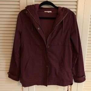 Pacsun LA hearts maroon jacket